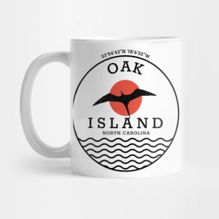 Oak Island, NC Summertime Vacationing Seagull Sunrise Mug